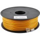 PLA GOLD ON REEL FOR 3D PRINTERS - 1 KG- 1,75 mm