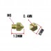 Brass nozzle with 0.4 mm diameter extrusion hole, suitable for DMAKE.