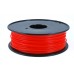 PLA FLUO RED ON REEL FOR 3D PRINTERS - 1 KG