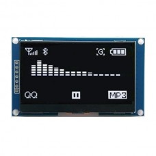 128x64 OLED display - white characters