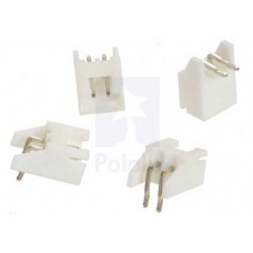 JST male connector 2 pin 90° - 4 Pcs