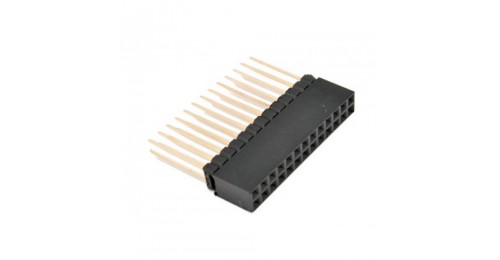 Stacking Header - 2x13 Extra Tall- 2x13 pin female connector- 2.54 mm ...