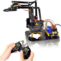 4DOF Acrylic Toys Robot Mechanical Arm Claw Kit for Arduino DIY Robot