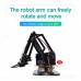 4DOF Acrylic Toys Robot Mechanical Arm Claw Kit for Arduino DIY Robot