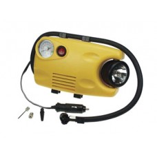 Air compressor (116 psi) with gauge and work light  (12 V / 3 W) 