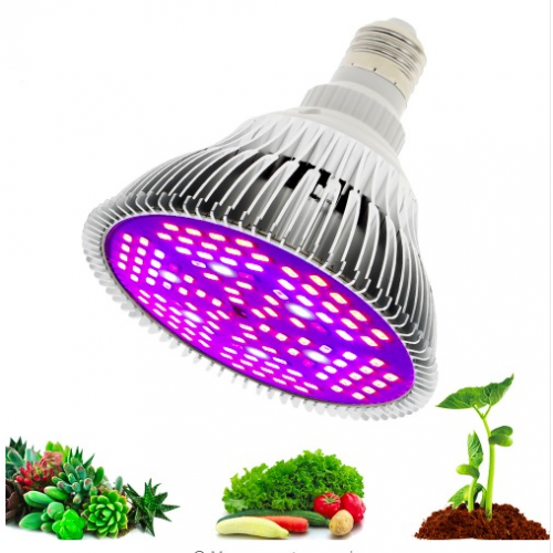 18W~80W Full Spectrum E27 LED Grow Light Bulb Lamp for Veg Bloom Indoor Plant US 
